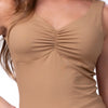 Blusa microfibra drapeada