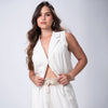 Chaleco Elegante Espalda Crochet