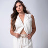 Chaleco Elegante Espalda Crochet