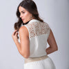Chaleco Elegante Espalda Crochet