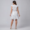 Vestido Corto Volantes Estampado