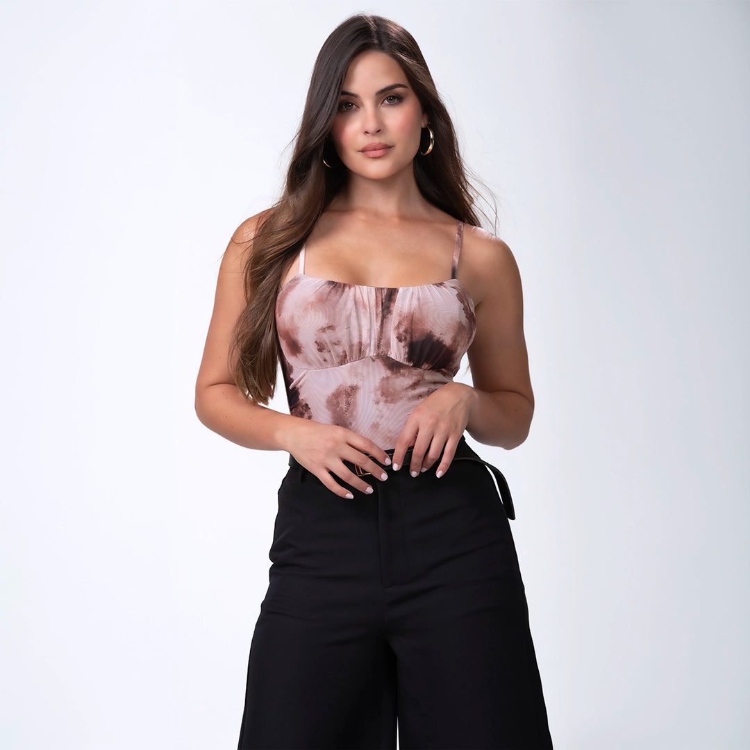 Body de Tiras en Mayatex Estampado