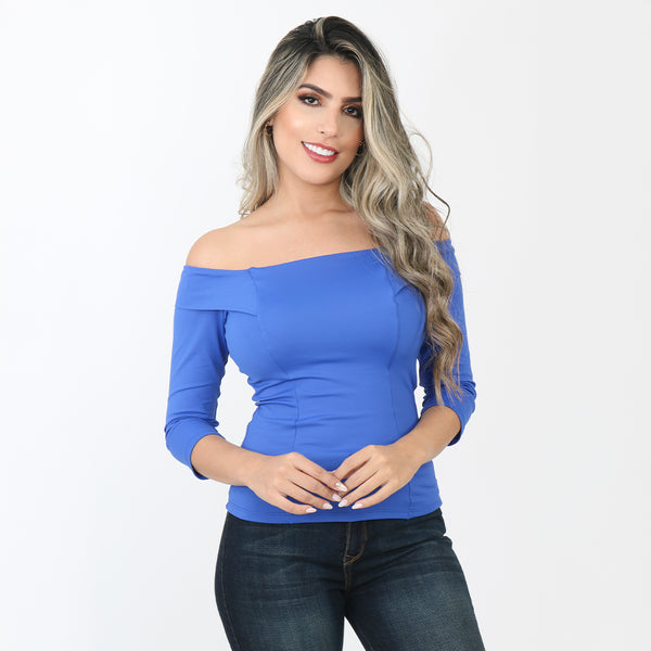 Blusa para mujer manga 3/4. Ref. K18636