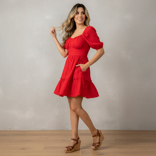 VESTIDO CORTO.