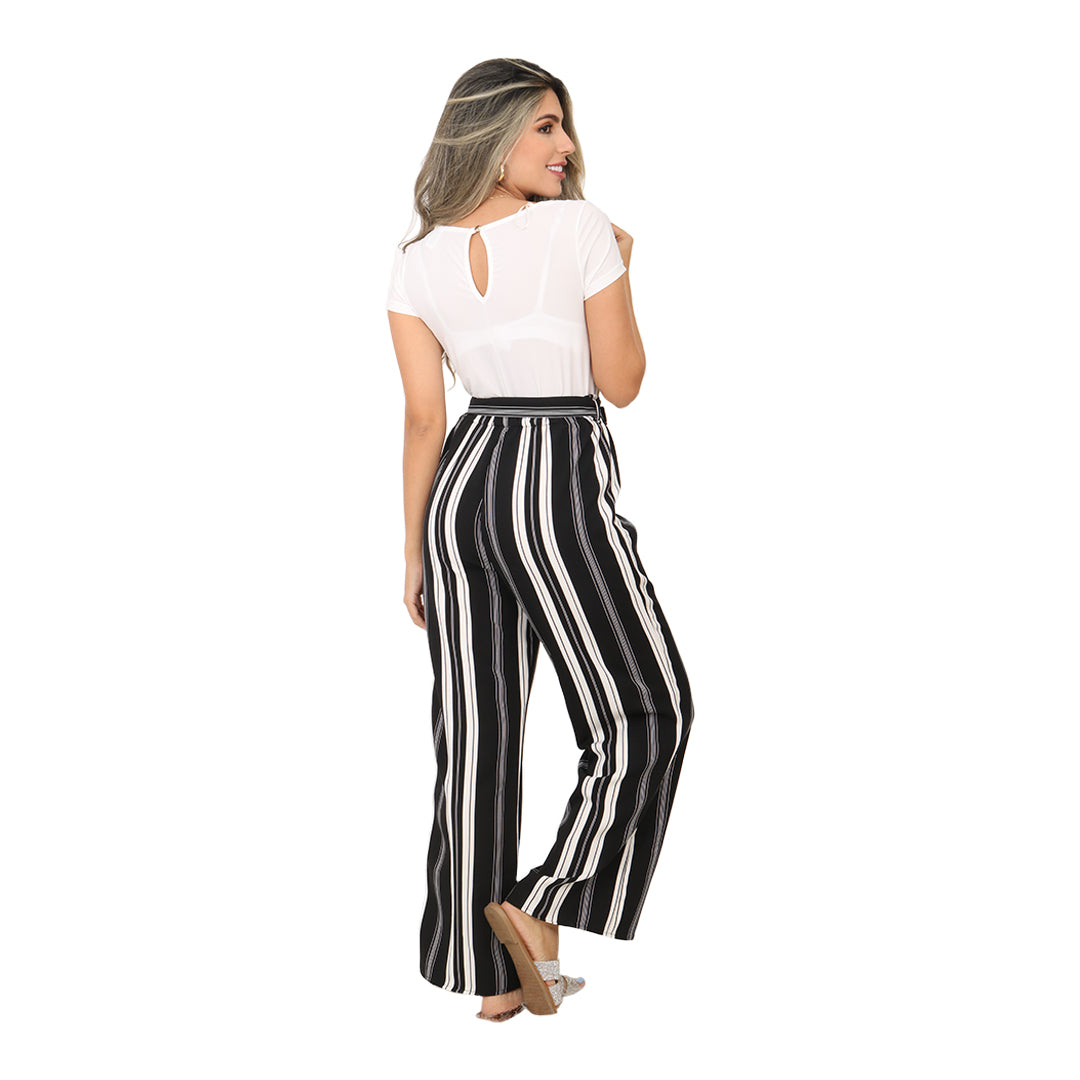 Enterizo para mujer pantalón rayas. Ref. K97173