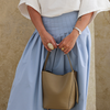 Falda Amplia Celeste