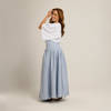 Falda Amplia Celeste