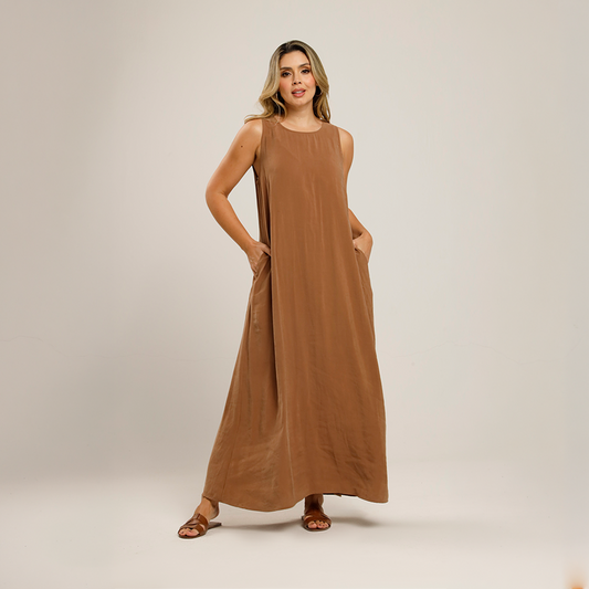 Vestido Cinturón Terra