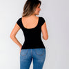 BLUSA ESCOTE CUADRADO