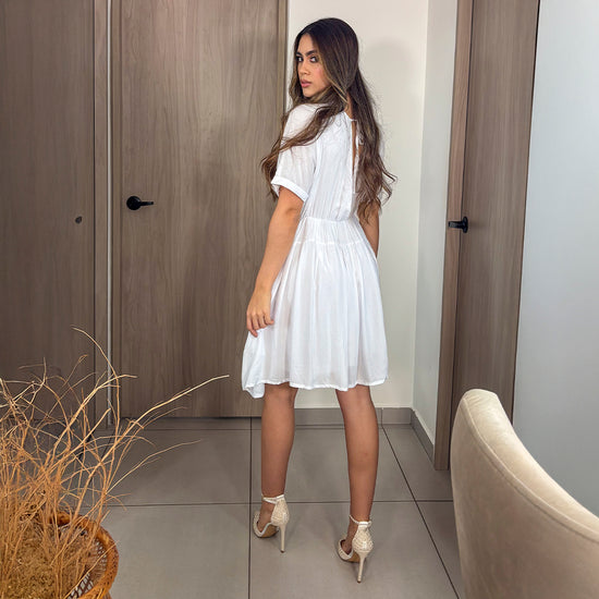 Vestido blanco Espalda