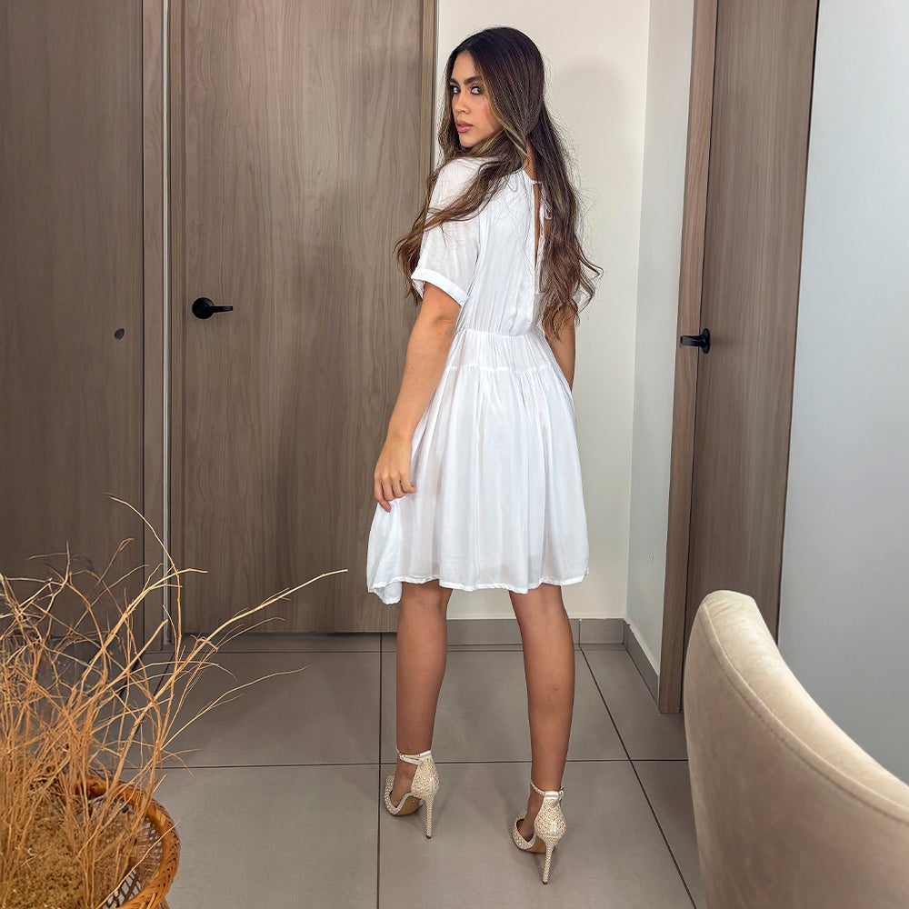 Vestido blanco Espalda